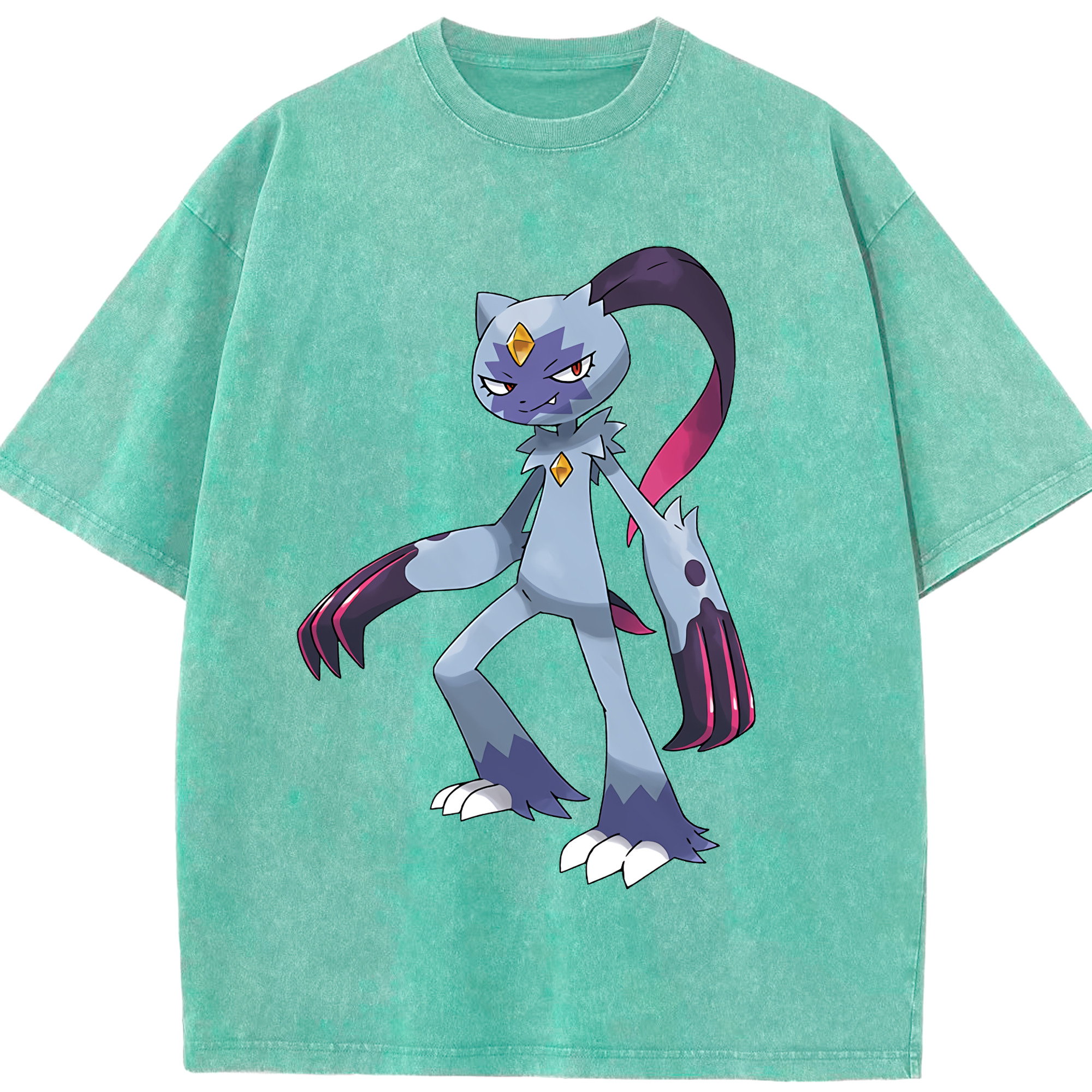 （画像用） ポケットモンスター Pokémon 綿100% ヴィンテージ風 半袖Tシャツ（フロントプリント）